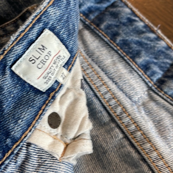 Levis Made & Crafted Jeans Size 27Mid Rise Crop NWT - Picture 4 of 12